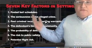 Ron Bane explains seven key factors in setting bail.